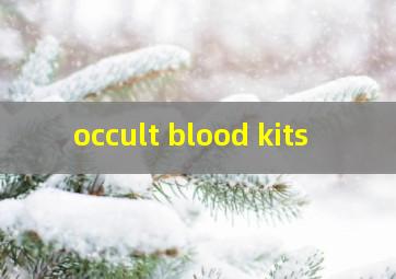  occult blood kits